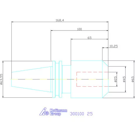 Garant Weldon befogó, Forma ADB 25 mm