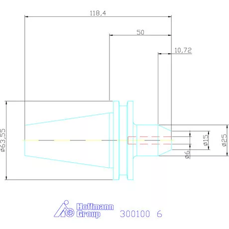 Garant Weldon befogó, Forma ADB 6 mm