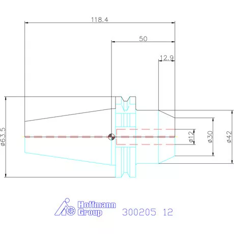 Holex Weldon befogó, Forma AD 12 mm