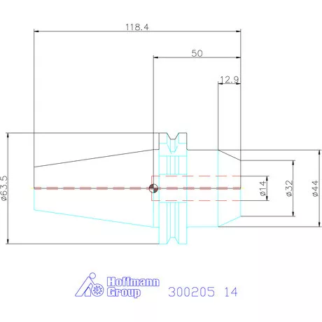 Holex Weldon befogó, Forma AD 14 mm