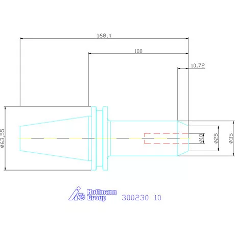 Garant Weldon befogó, Forma ADB 10 mm