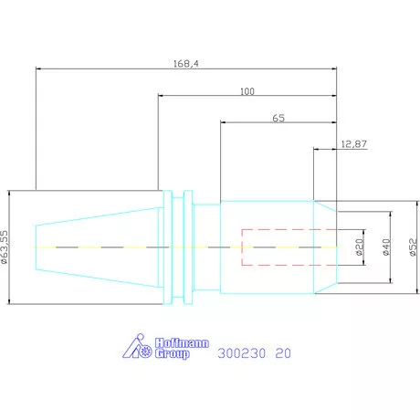 Garant Weldon befogó, Forma ADB 20 mm