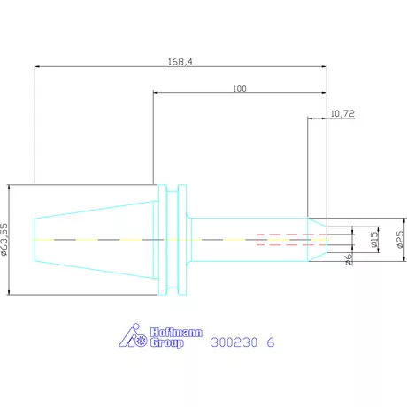 Garant Weldon befogó, Forma ADB 6 mm