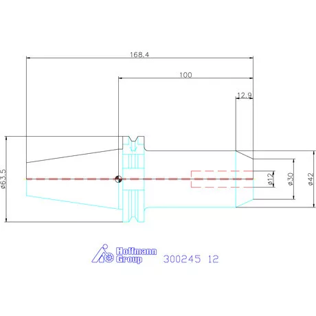 Holex Weldon befogó, Forma AD 12 mm