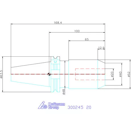 Holex Weldon befogó, Forma AD 20 mm