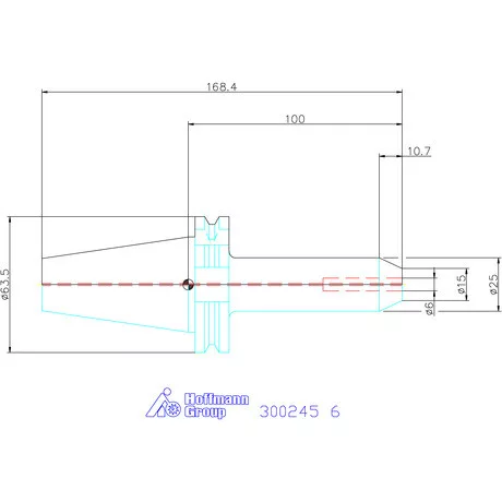 Holex Weldon befogó, Forma AD 6 mm