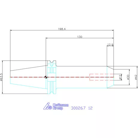 Holex Weldon befogó, Forma AD 12 mm