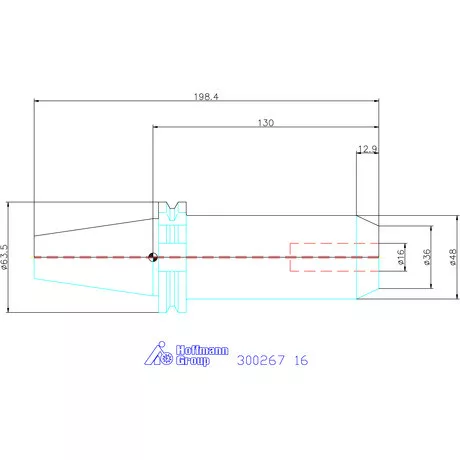 Holex Weldon befogó, Forma AD 16 mm