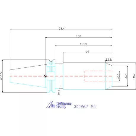 Holex Weldon befogó, Forma AD 20 mm