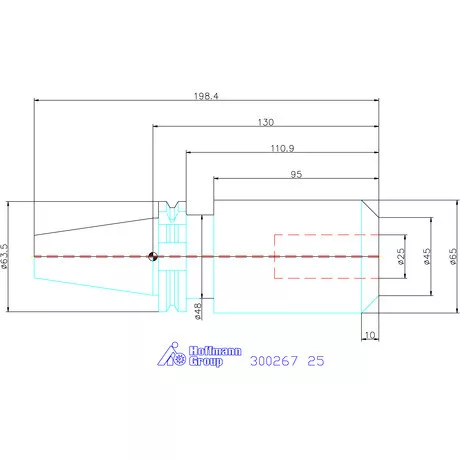 Holex Weldon befogó, Forma AD 25 mm