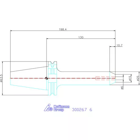 Holex Weldon befogó, Forma AD 6 mm