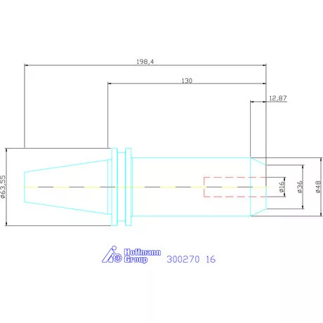 Garant Weldon befogó, Forma ADB 16 mm