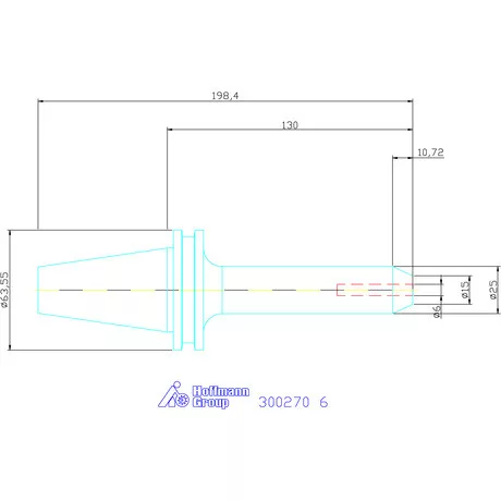 Garant Weldon befogó, Forma ADB 6 mm