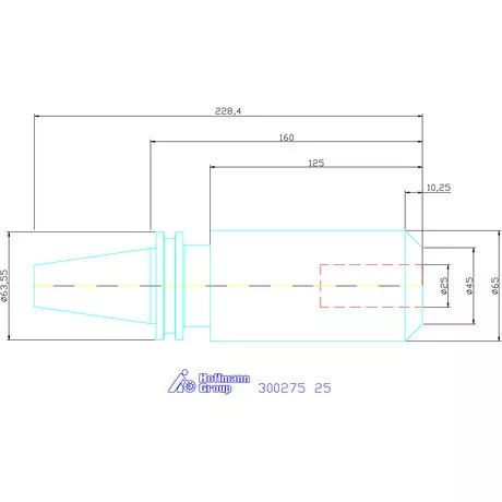 Garant Weldon befogó, Forma ADB 25 mm