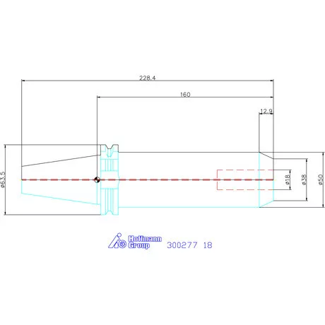 Holex Weldon befogó, Forma AD 18 mm