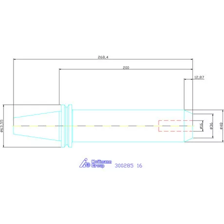 Garant Weldon befogó, Forma ADB 16 mm
