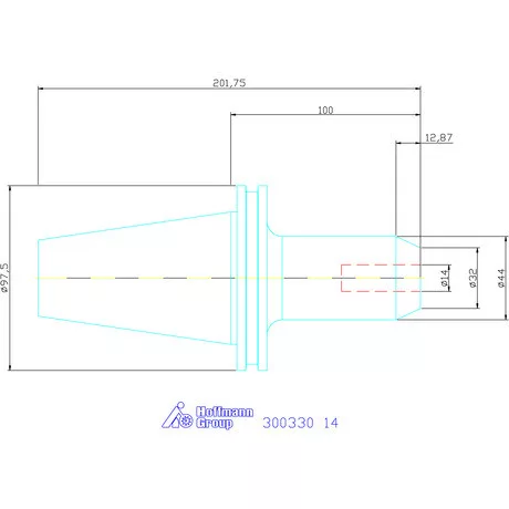 Garant Weldon befogó, Forma ADB 14 mm