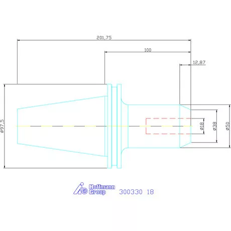 Garant Weldon befogó, Forma ADB 18 mm