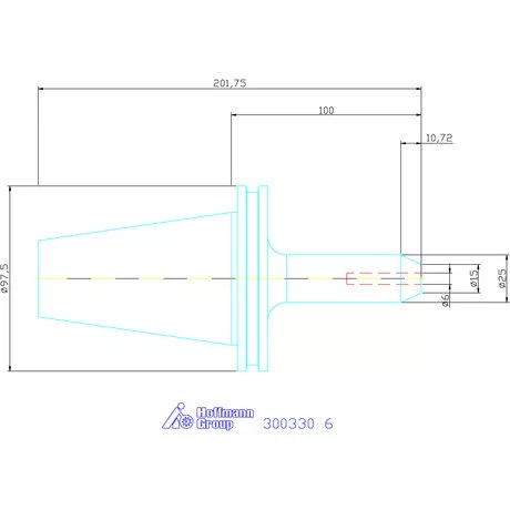 Garant Weldon befogó, Forma ADB 6 mm