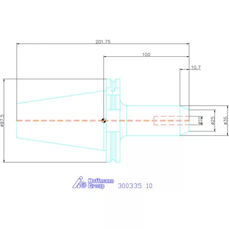 Holex Weldon befogó, Forma AD 10 mm