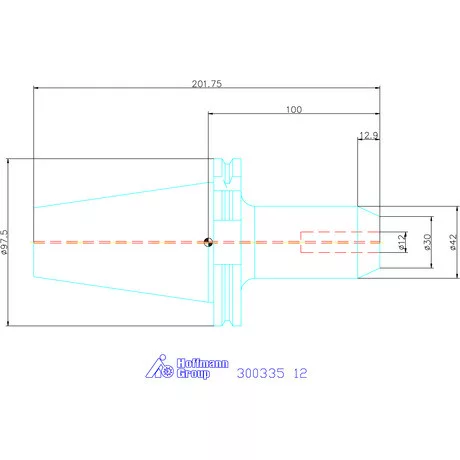 Holex Weldon befogó, Forma AD 12 mm