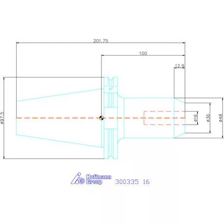 Holex Weldon befogó, Forma AD 16 mm