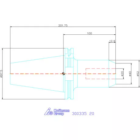Holex Weldon befogó, Forma AD 20 mm