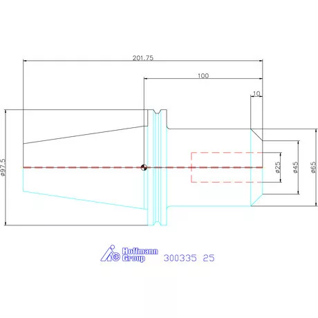 Holex Weldon befogó, Forma AD 25 mm