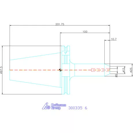 Holex Weldon befogó, Forma AD 6 mm