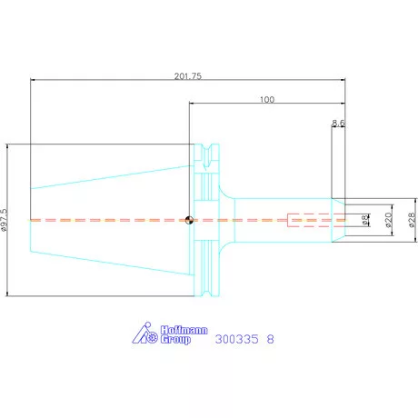 Holex Weldon befogó, Forma AD 8 mm