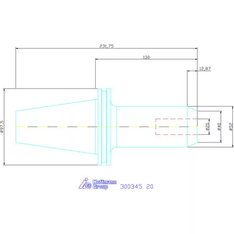 Garant Weldon befogó, Forma ADB 20 mm