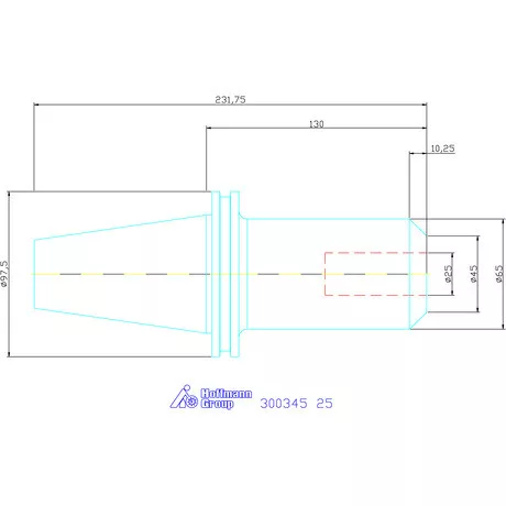 Garant Weldon befogó, Forma ADB 25 mm