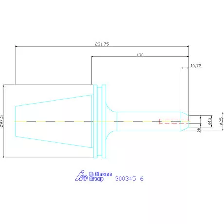 Garant Weldon befogó, Forma ADB 6 mm