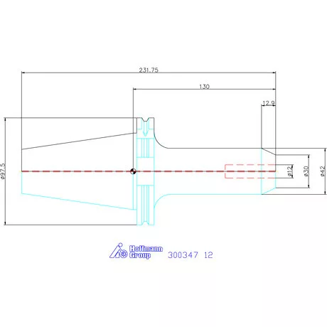 Holex Weldon befogó, Forma AD 12 mm