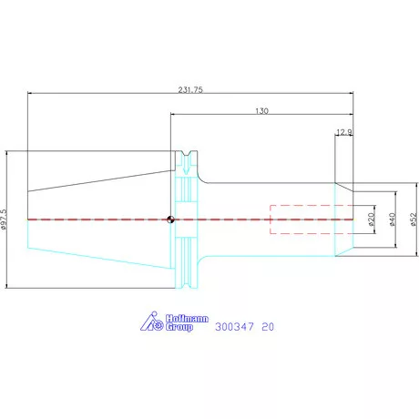 Holex Weldon befogó, Forma AD 20 mm