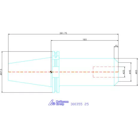 Holex Weldon befogó, Forma AD 25 mm