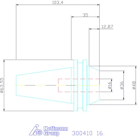Garant Weldon befogó Forma AD 16 mm