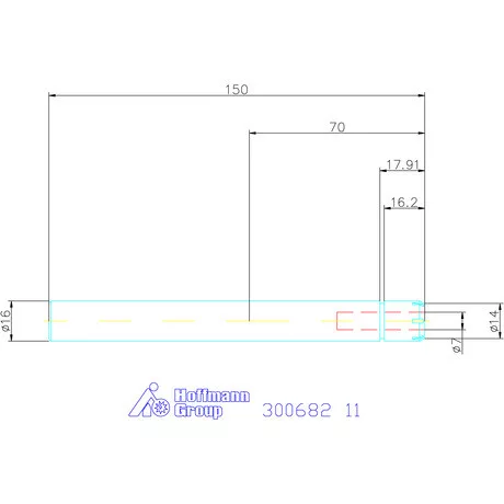Fahrion CENTRO P ER szorítópatron tartó hengeres 11