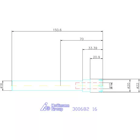 Fahrion CENTRO P ER szorítópatron tartó hengeres 16