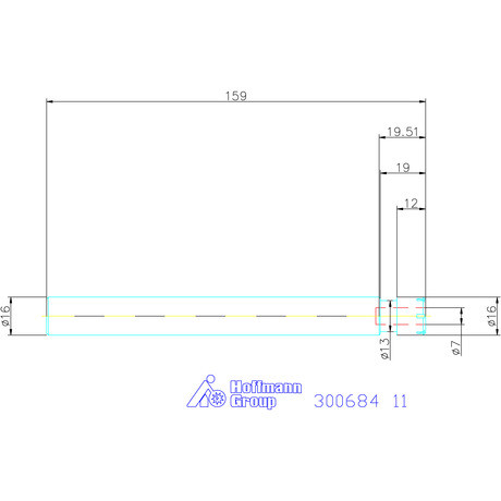 Holex ER Mini szorítópatron tartó hengeres 11
