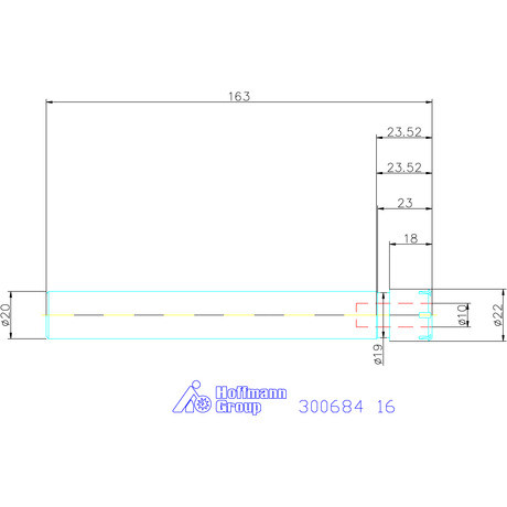 Holex ER Mini szorítópatron tartó hengeres 16