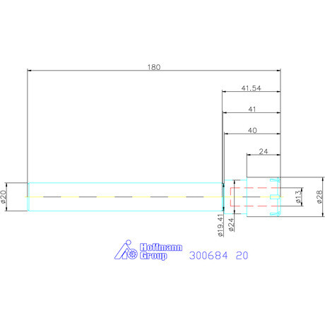 Holex ER Mini szorítópatron tartó hengeres 20