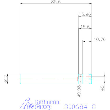 Holex ER Mini szorítópatron tartó hengeres 8