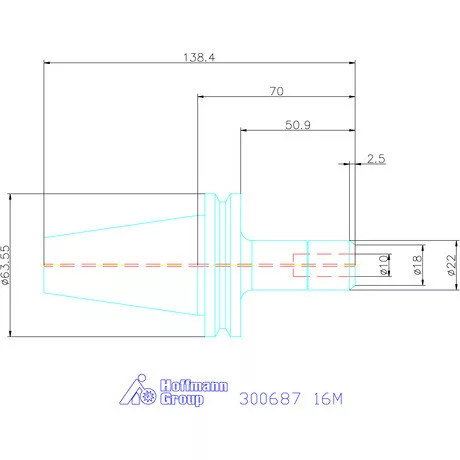 Fahrion Precíziós ER szorítópatronos befogó CENTRO P 16M