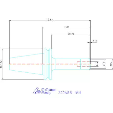 Fahrion Precíziós ER szorítópatronos befogó CENTRO P 16M