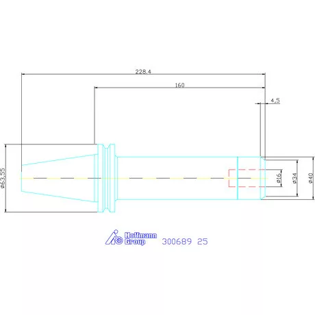 Fahrion Precíziós ER szorítópatronos befogó CENTRO P 25