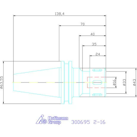 Garant OZ szorító patronos befogó Forma ADB 2-16 mm