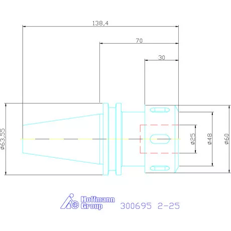 Garant OZ szorító patronos befogó Forma ADB 2-25 mm