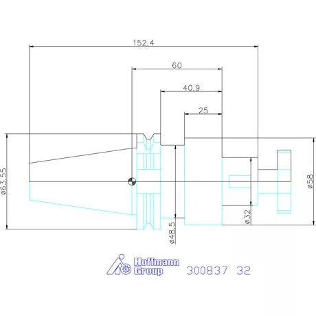 Holex Kombinált marótüske Forma A 32 mm