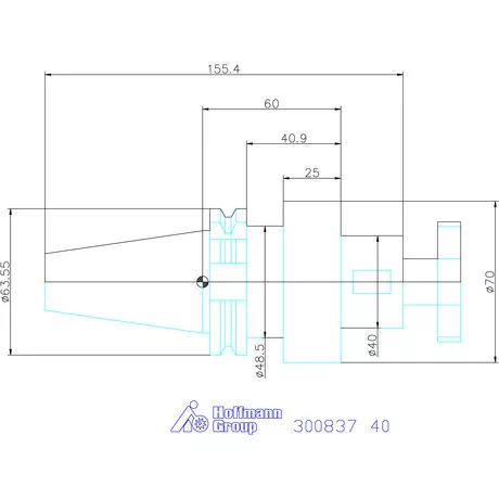 Holex Kombinált marótüske Forma A 40 mm